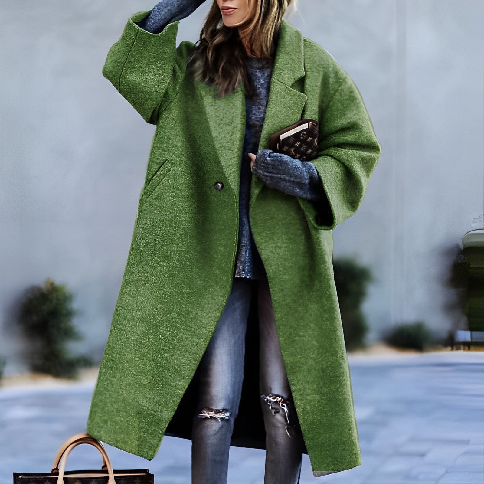 Yoni - Manteau vintage classique