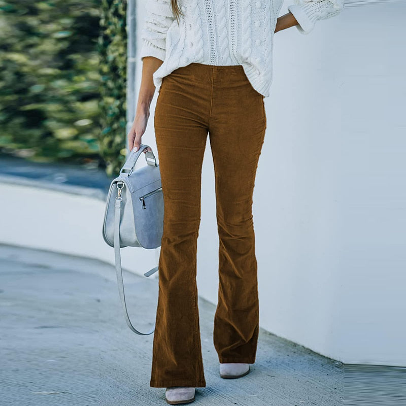 Walker - Pantalon en velours côtelé extensible pour un confort durable