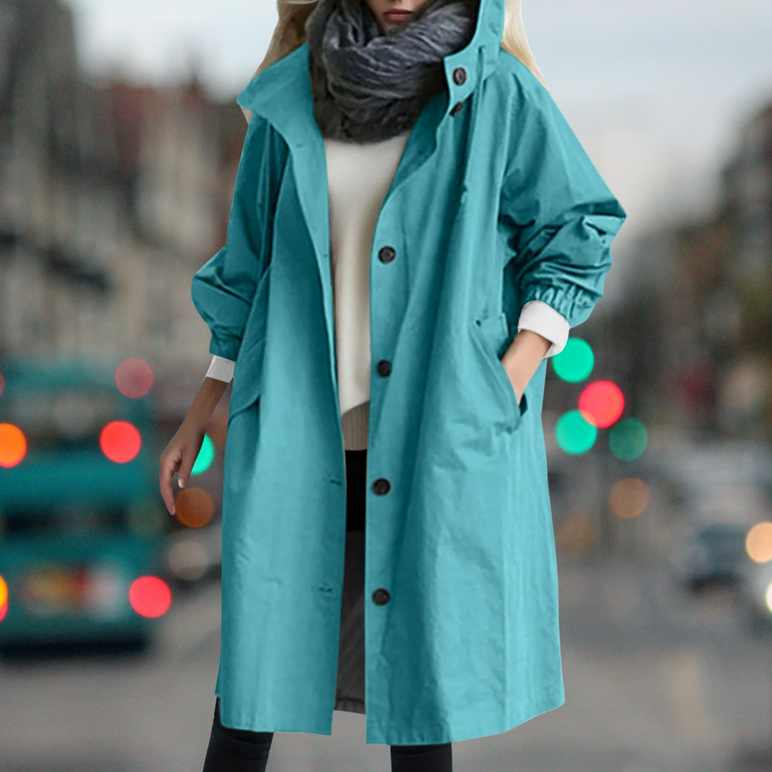 Bethany - Trench-coat chaud à l'épreuve de l'eau