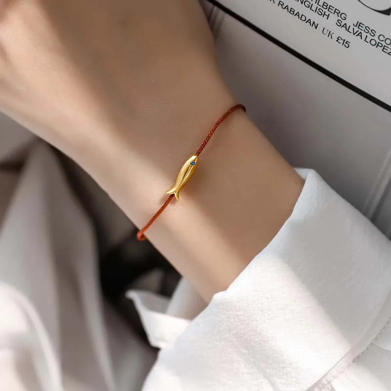 Solara – Bracelet de cheville à éclat fin