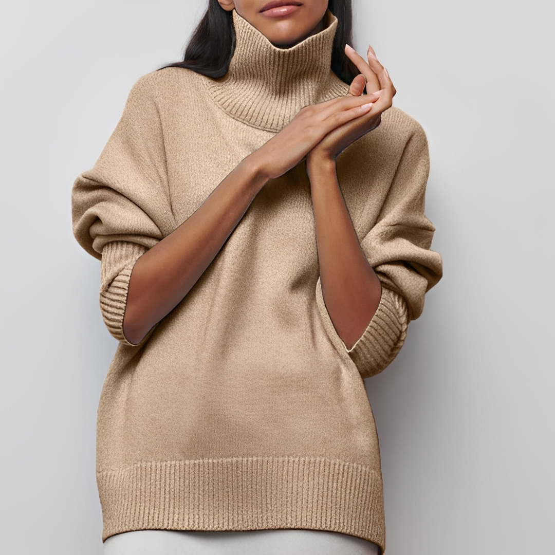Caren - Comfortable turtleneck sweater for women