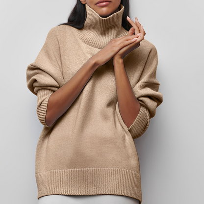 Caren - Comfortable turtleneck sweater for women