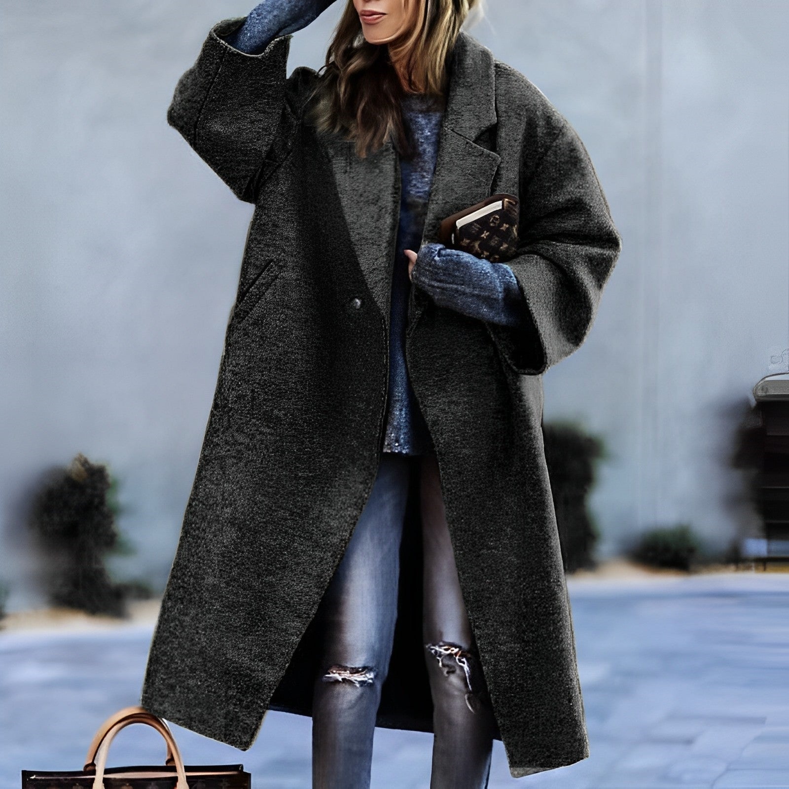 Yoni - Manteau vintage classique