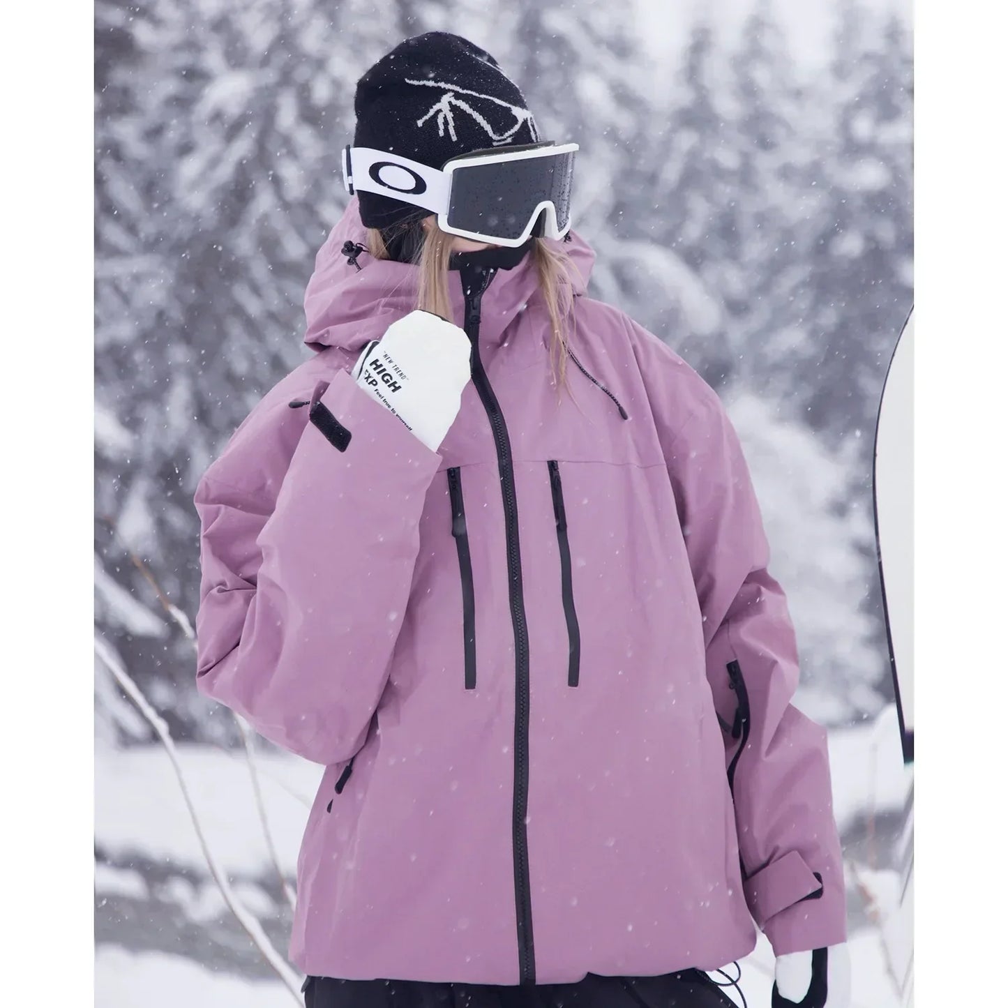 Noël – Veste de ski unisexe avec capuche