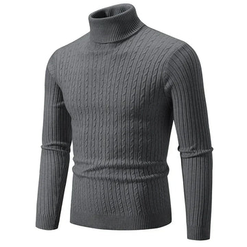 Benjamin - Pull col roulé élégant et confortable pour homme