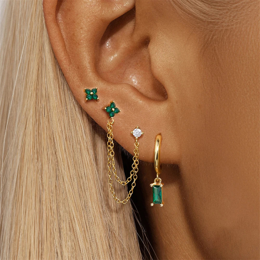 Nora – Ensemble de boucles d'oreilles Constellation