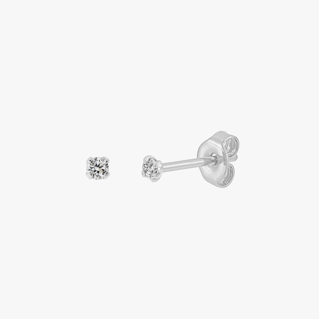 Sloane - Mini boucles d'oreilles brillantes de 2mm
