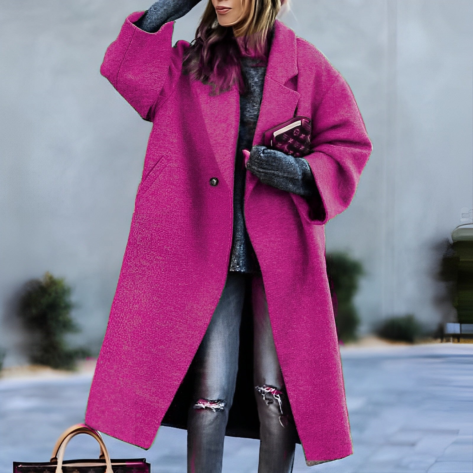 Yoni - Manteau vintage classique