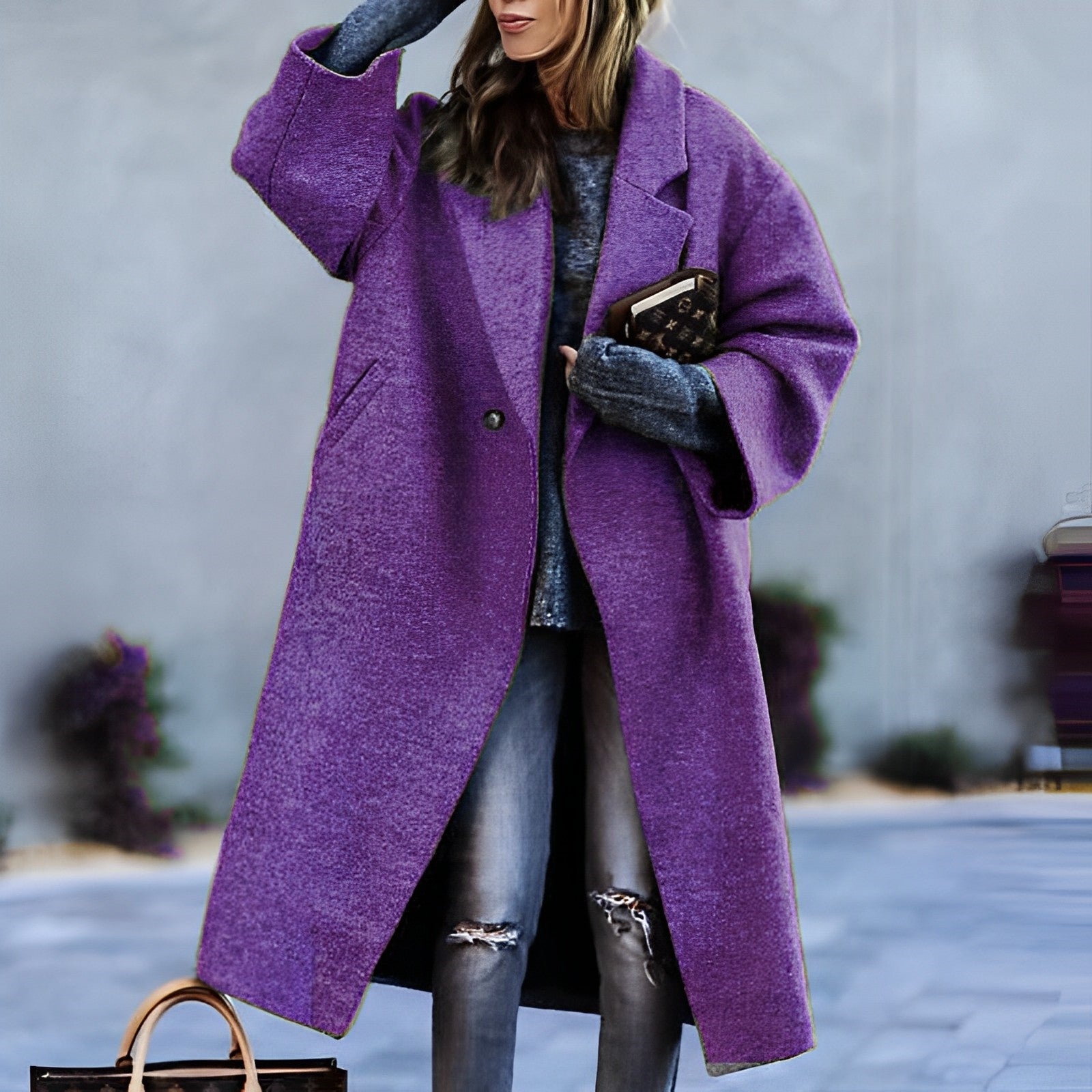 Yoni - Manteau vintage classique