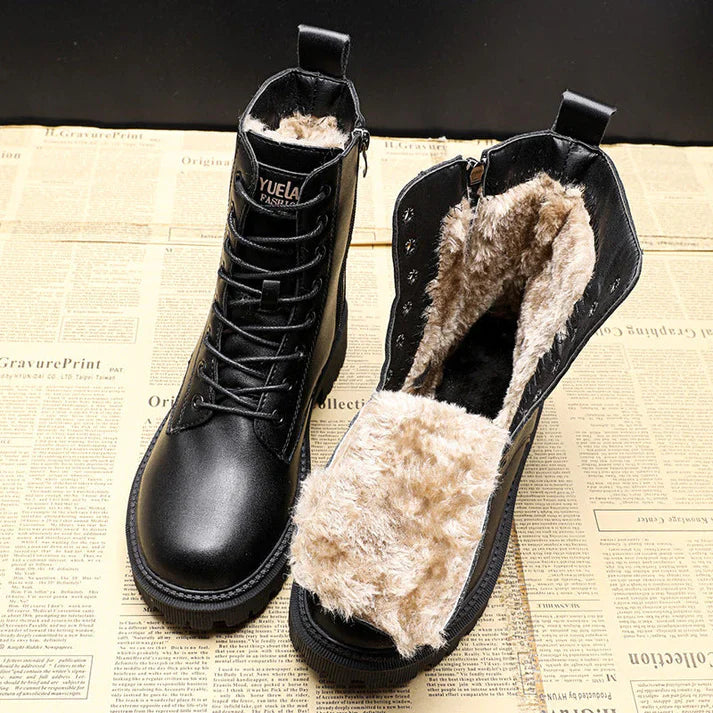 Delphine – Bottes d'hiver noires pour femmes