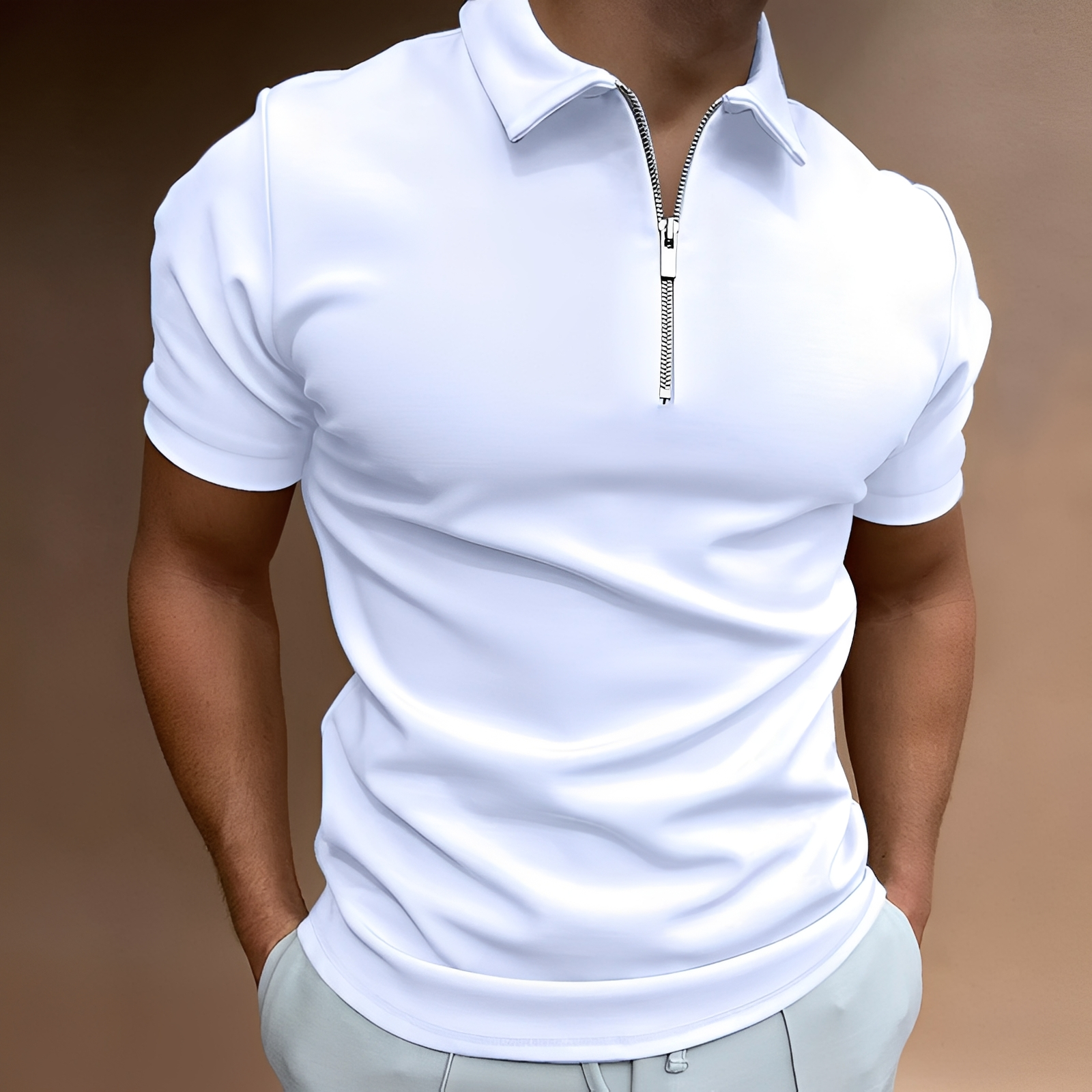Randolf - Polo homme – Agréable pour les journées chaudes