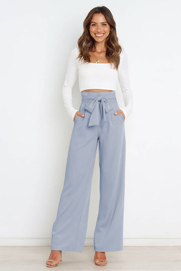 Elodie - Pantalon femme chic à coupe large