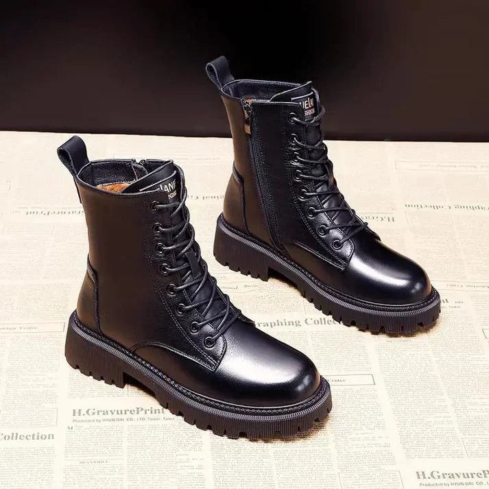 Delphine – Bottes d'hiver noires pour femmes
