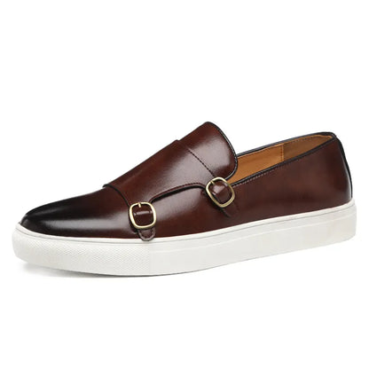 Jerald - Mocassins en cuir au style relax pour homme