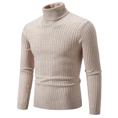 Benjamin - Pull col roulé élégant et confortable pour homme