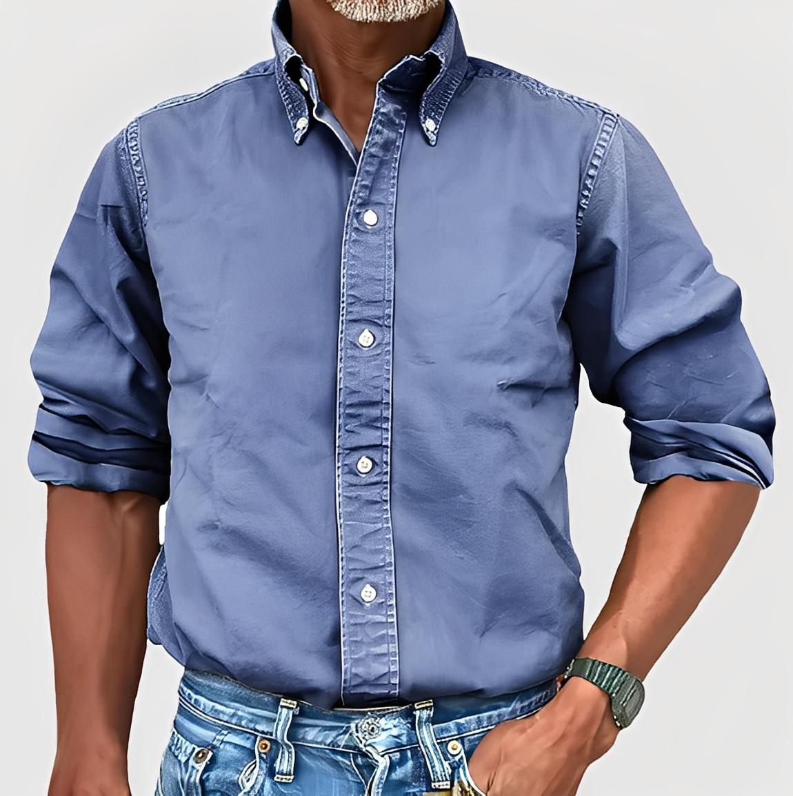 Martin - Chemise homme manches longues et style classique
