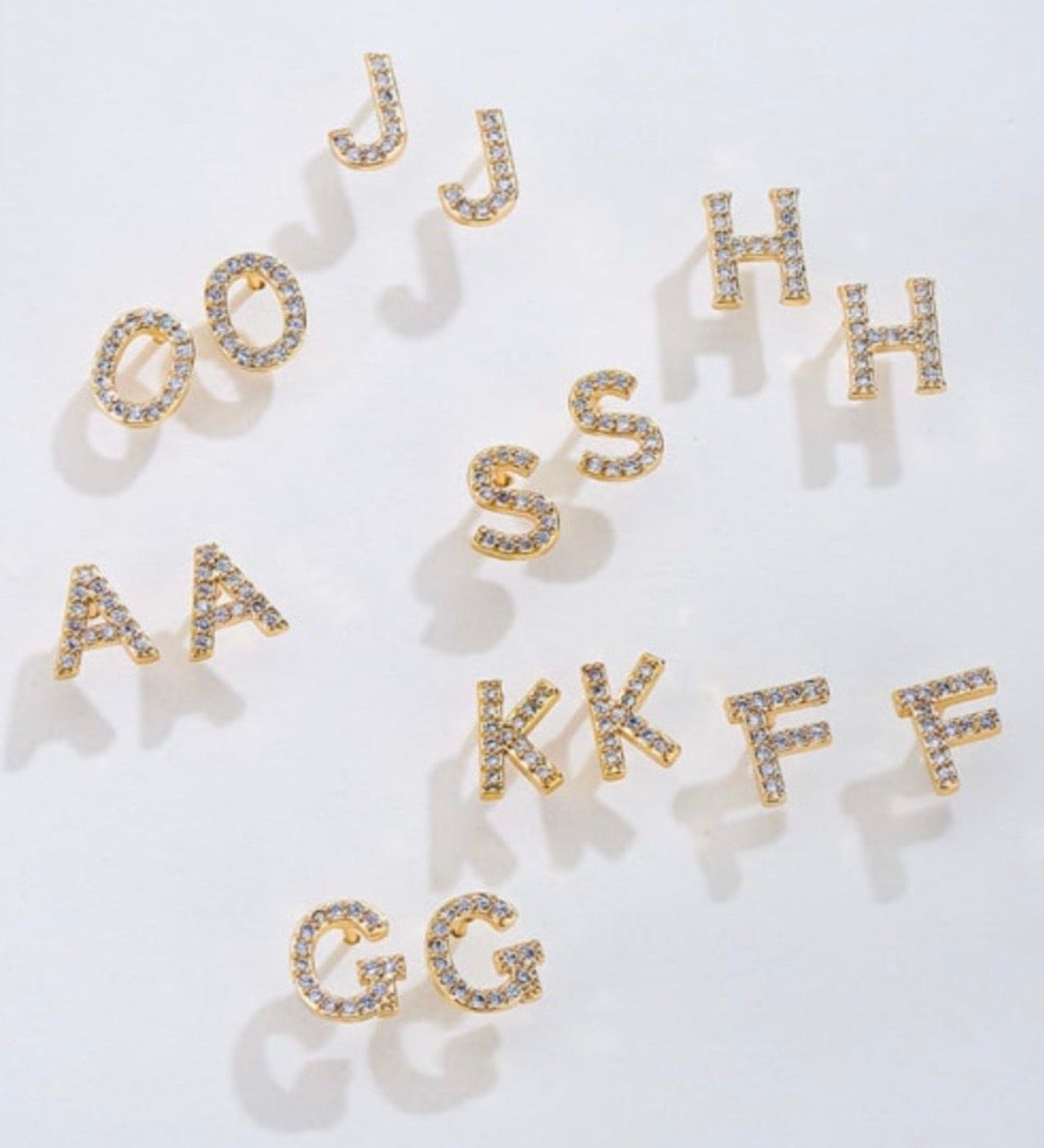 Taylor - Boucles d'oreilles lettres (initiales)