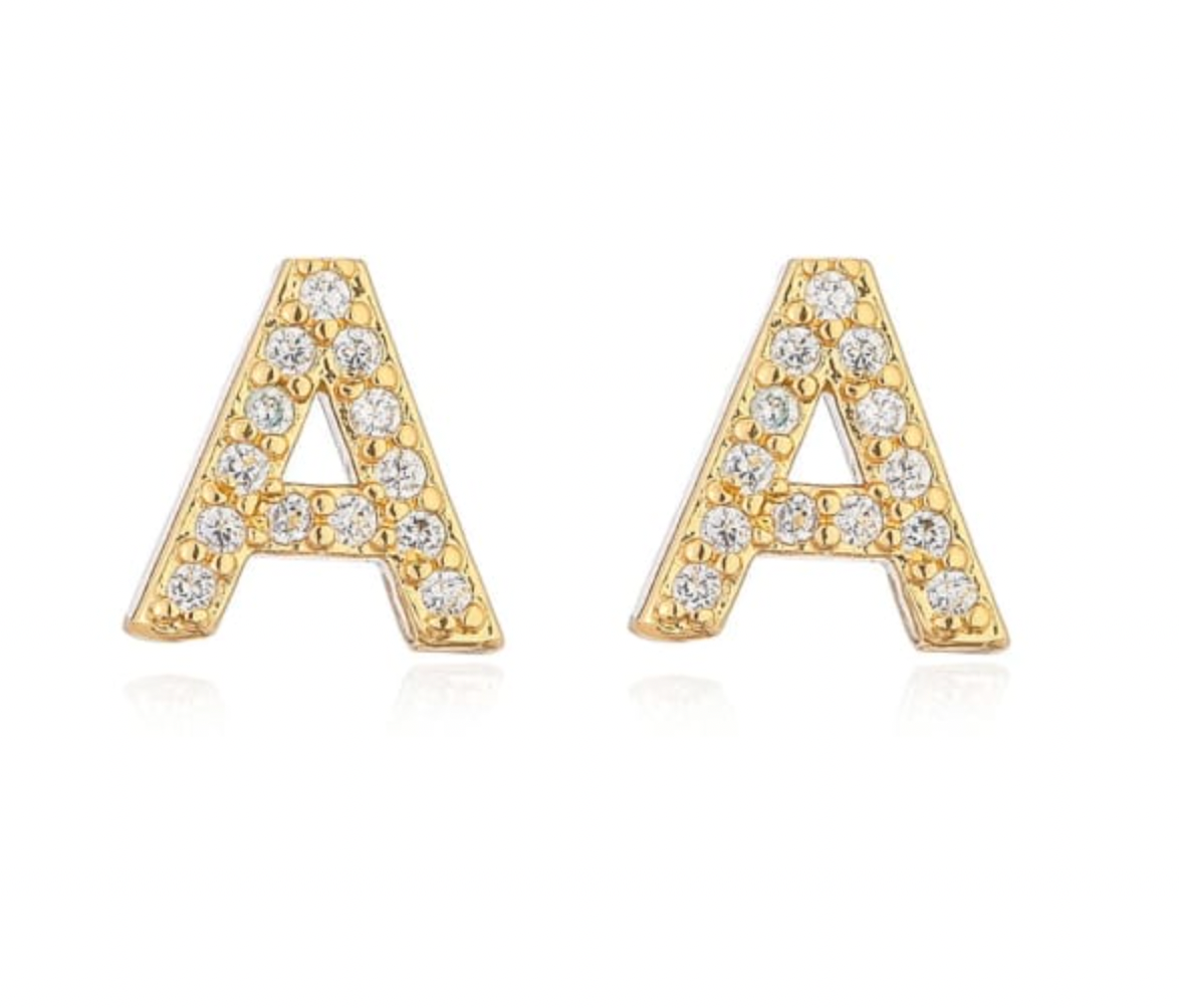 Taylor - Boucles d'oreilles lettres (initiales)