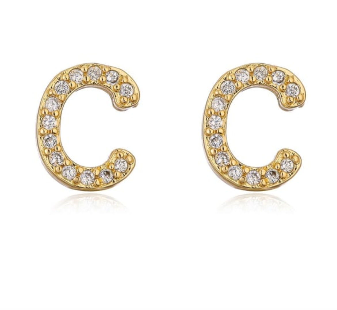 Taylor - Boucles d'oreilles lettres (initiales)