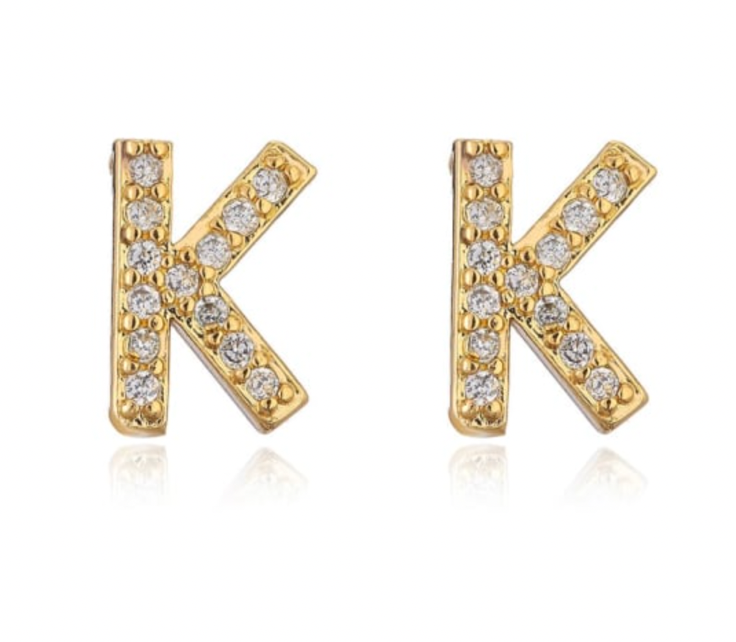 Taylor - Boucles d'oreilles lettres (initiales)
