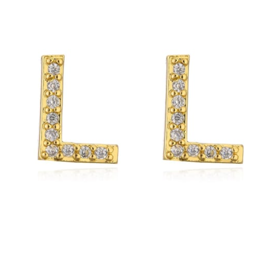 Taylor - Boucles d'oreilles lettres (initiales)