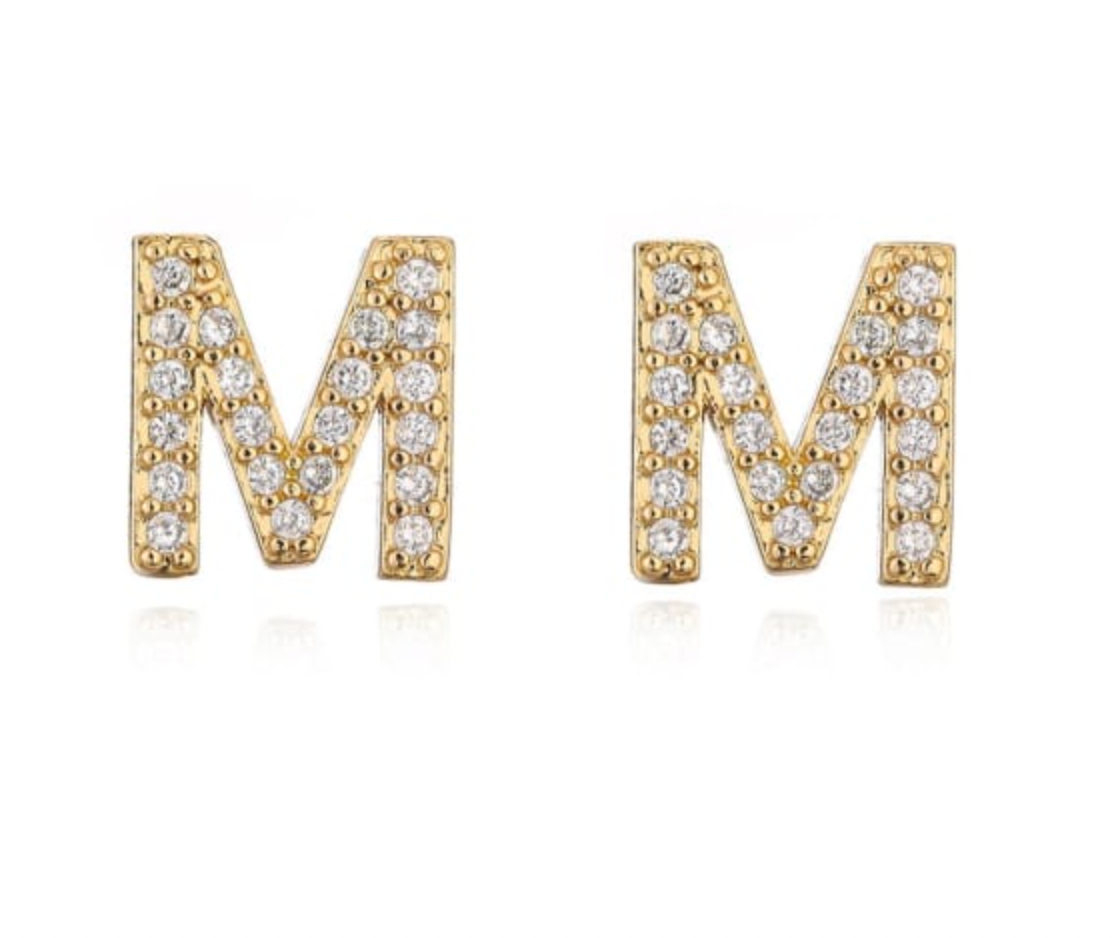 Taylor - Boucles d'oreilles lettres (initiales)