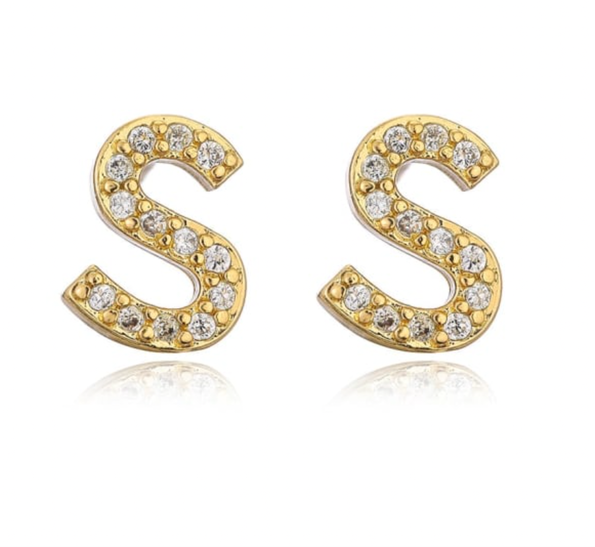 Taylor - Boucles d'oreilles lettres (initiales)