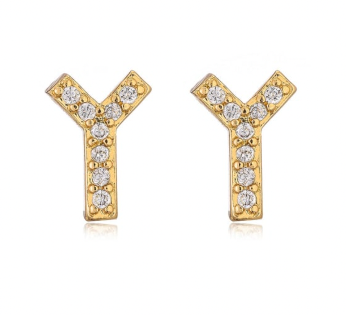 Taylor - Boucles d'oreilles lettres (initiales)