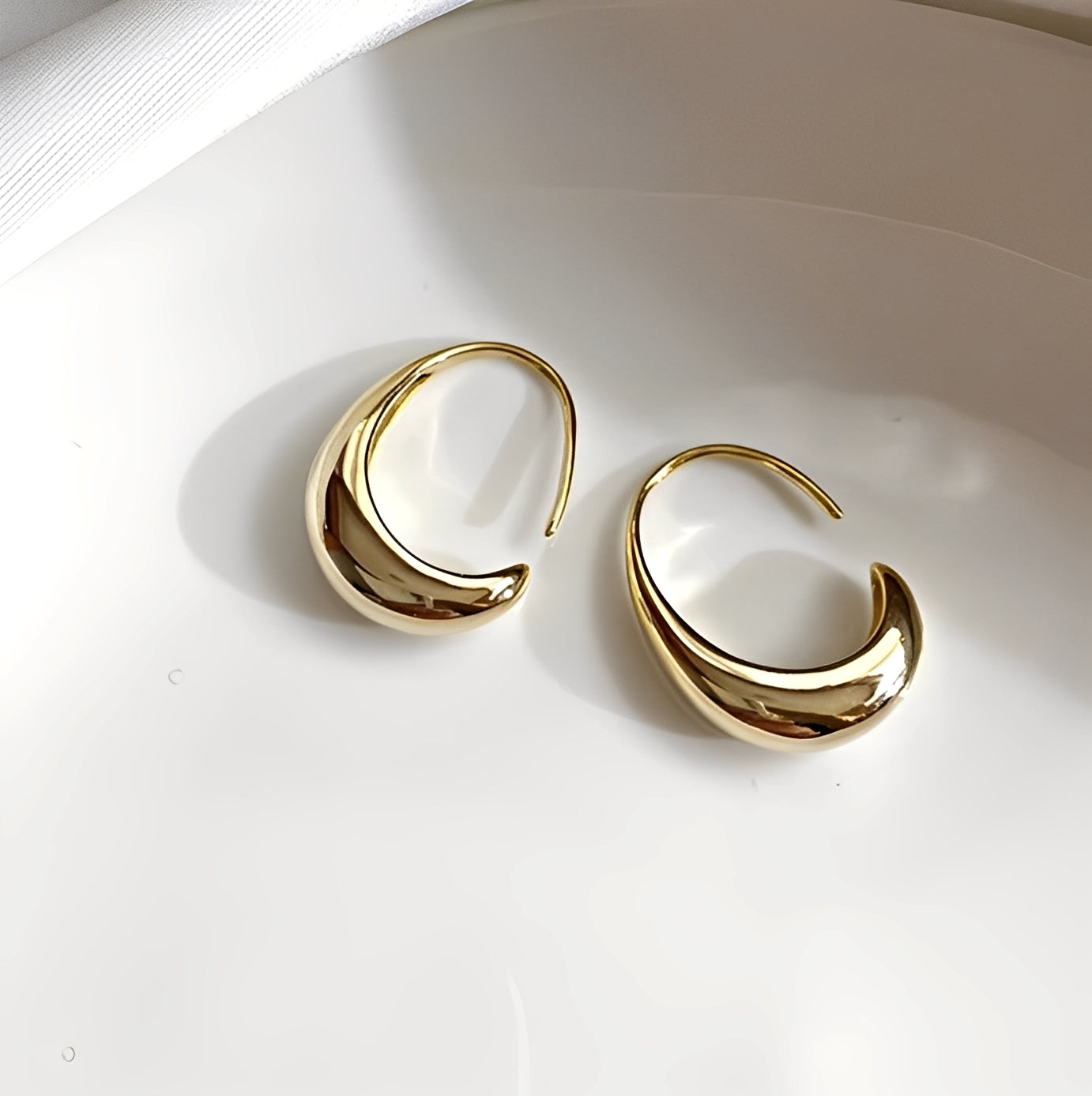 Zeinab – Boucles d'oreilles créoles en or