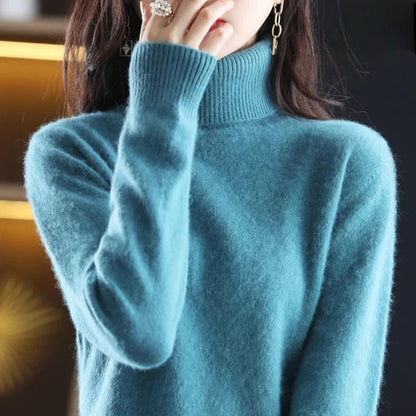 Letizia – Pull à col montant élégant