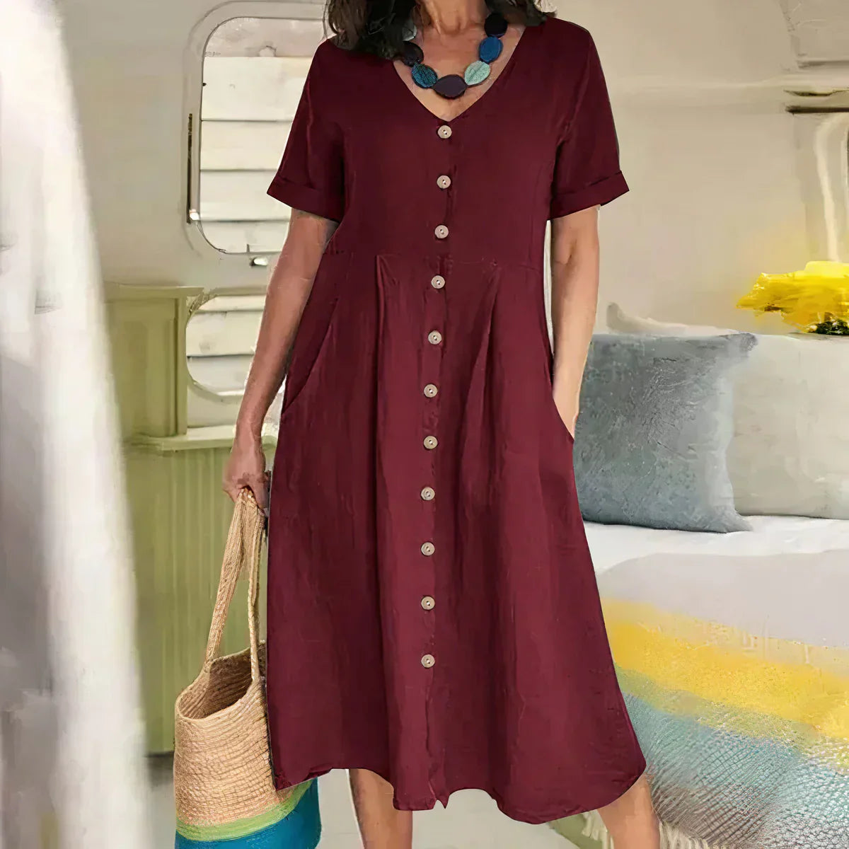 Quency - Robe d'été fluide et chic pour femmes