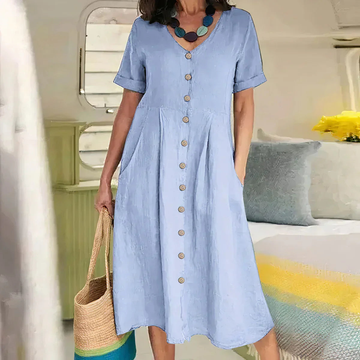 Quency - Robe d'été fluide et chic pour femmes