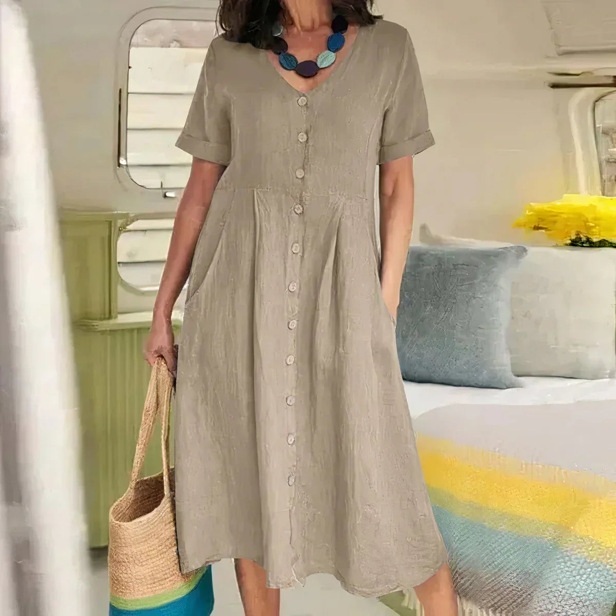 Quency - Robe d'été fluide et chic pour femmes