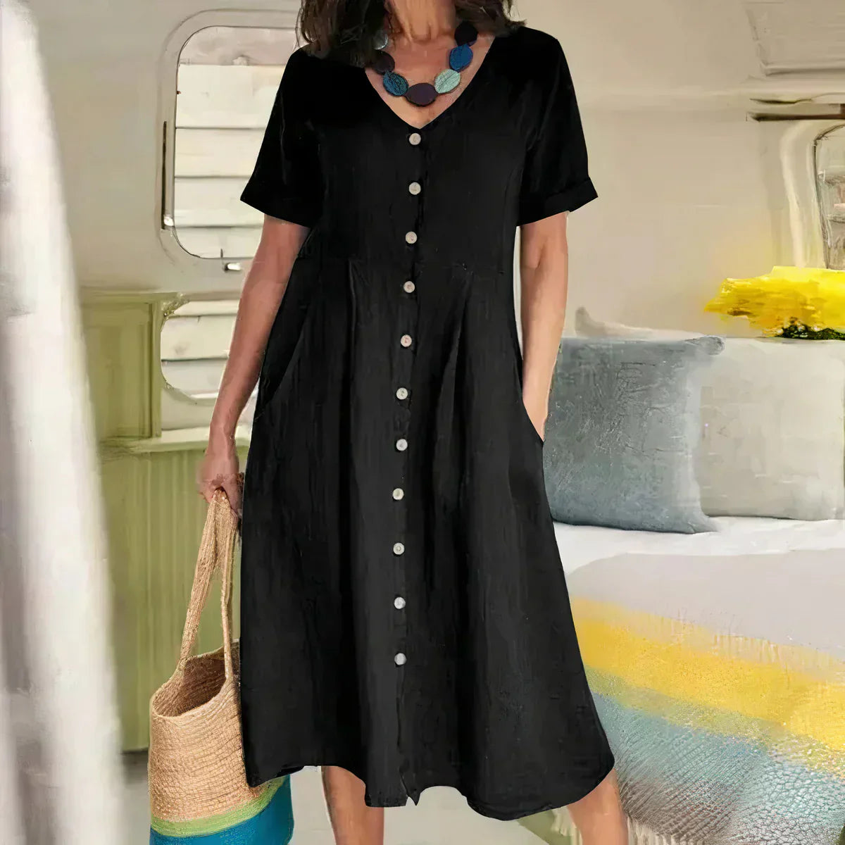 Quency - Robe d'été fluide et chic pour femmes