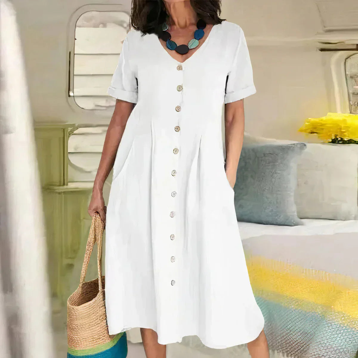 Quency - Robe d'été fluide et chic pour femmes