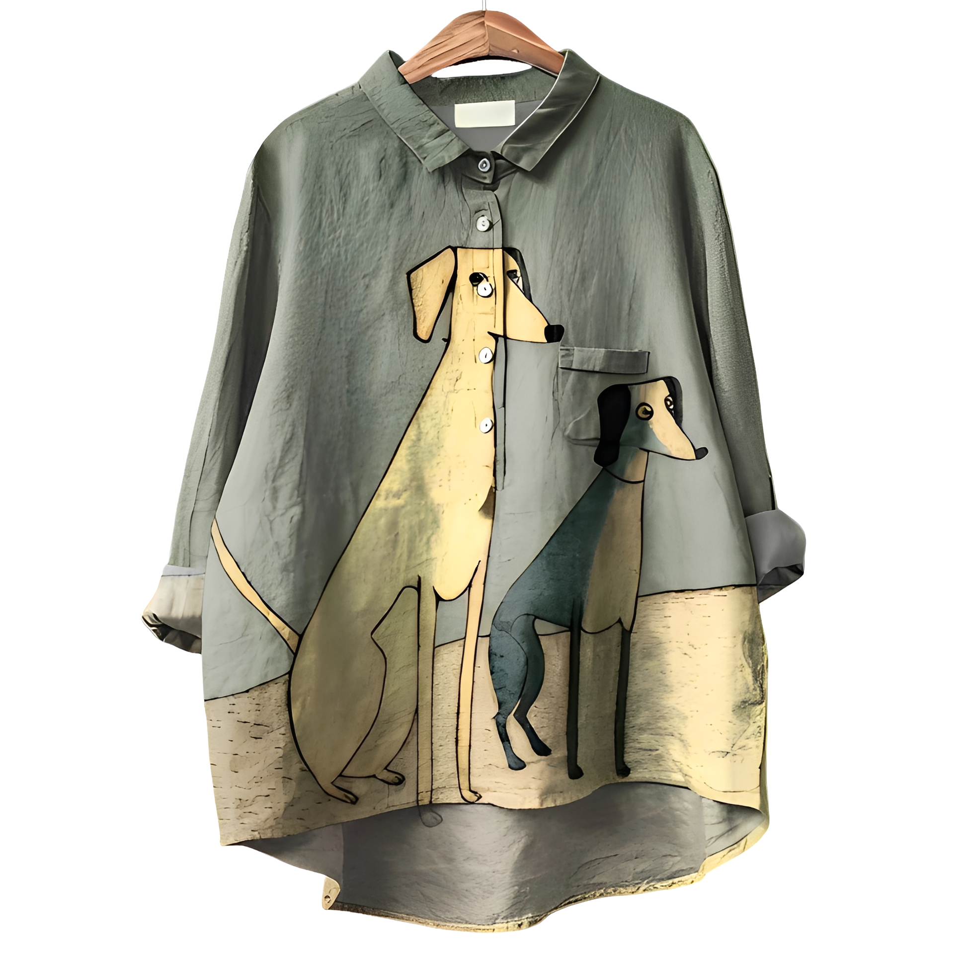 Eyden - Blouse imprimée à manches longues pour femmes