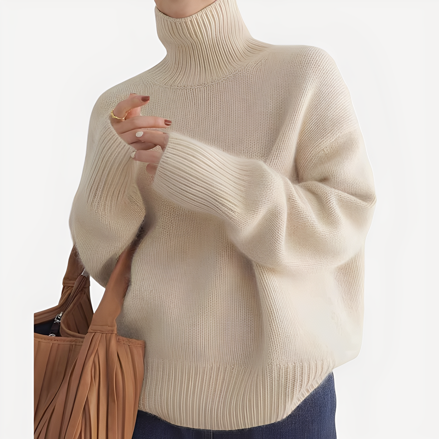 Amilia - Elegant and casual turtleneck sweater for women