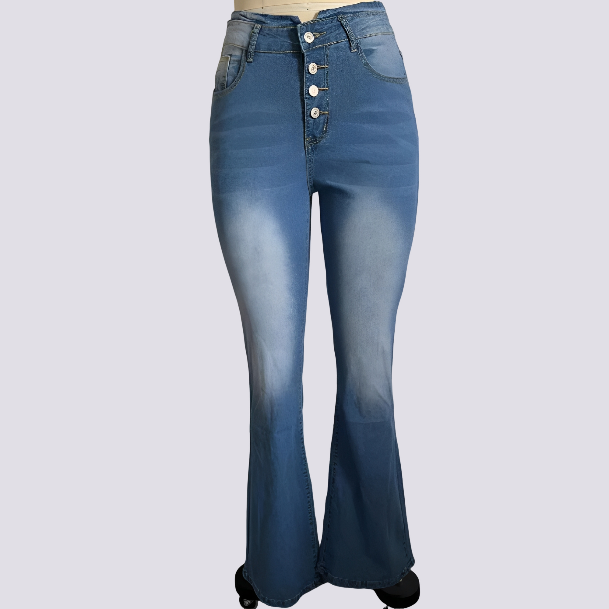 Rosie – Jean évasé pour femme – pour un look décontracté au quotidien