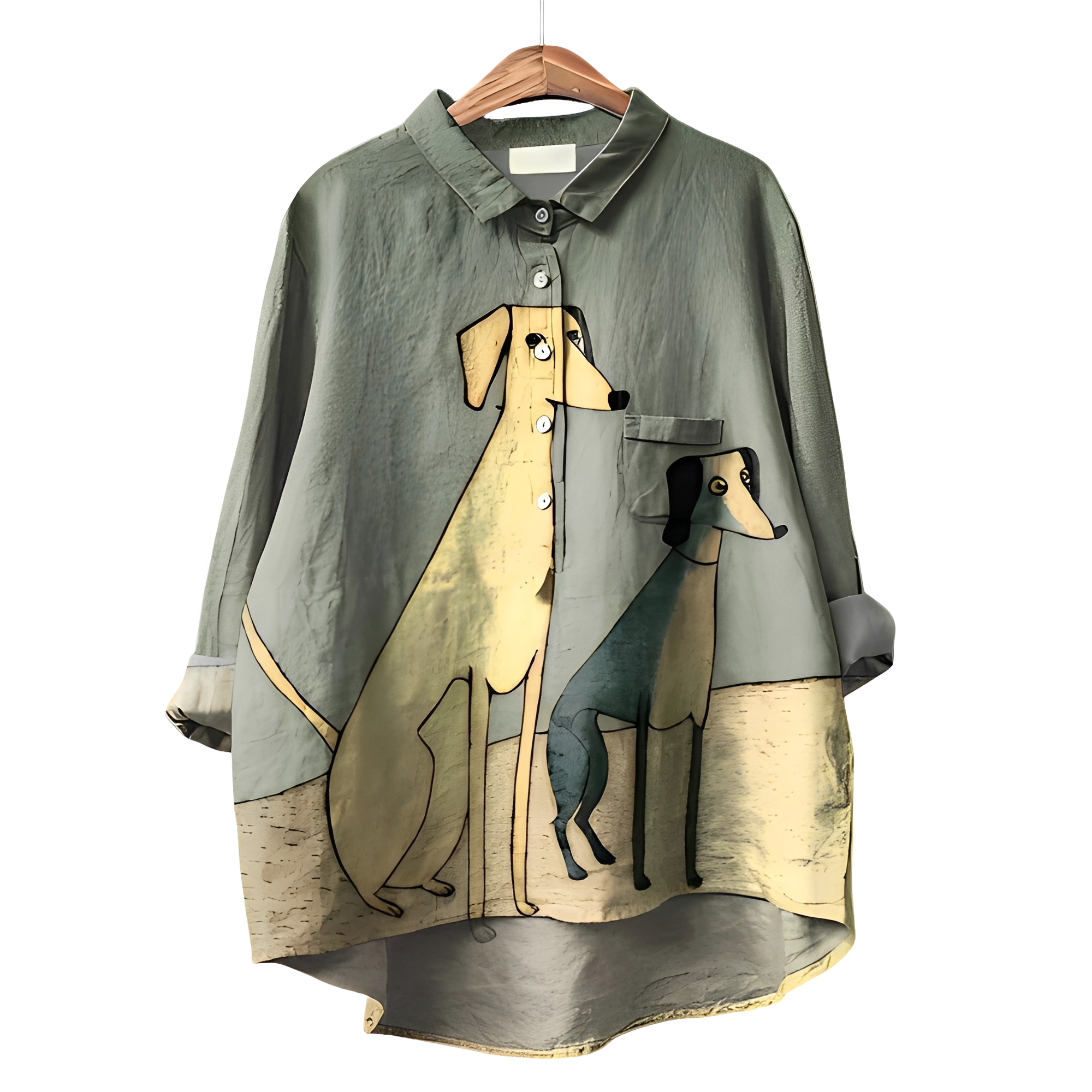 Eyden - Blouse imprimée à manches longues pour femmes