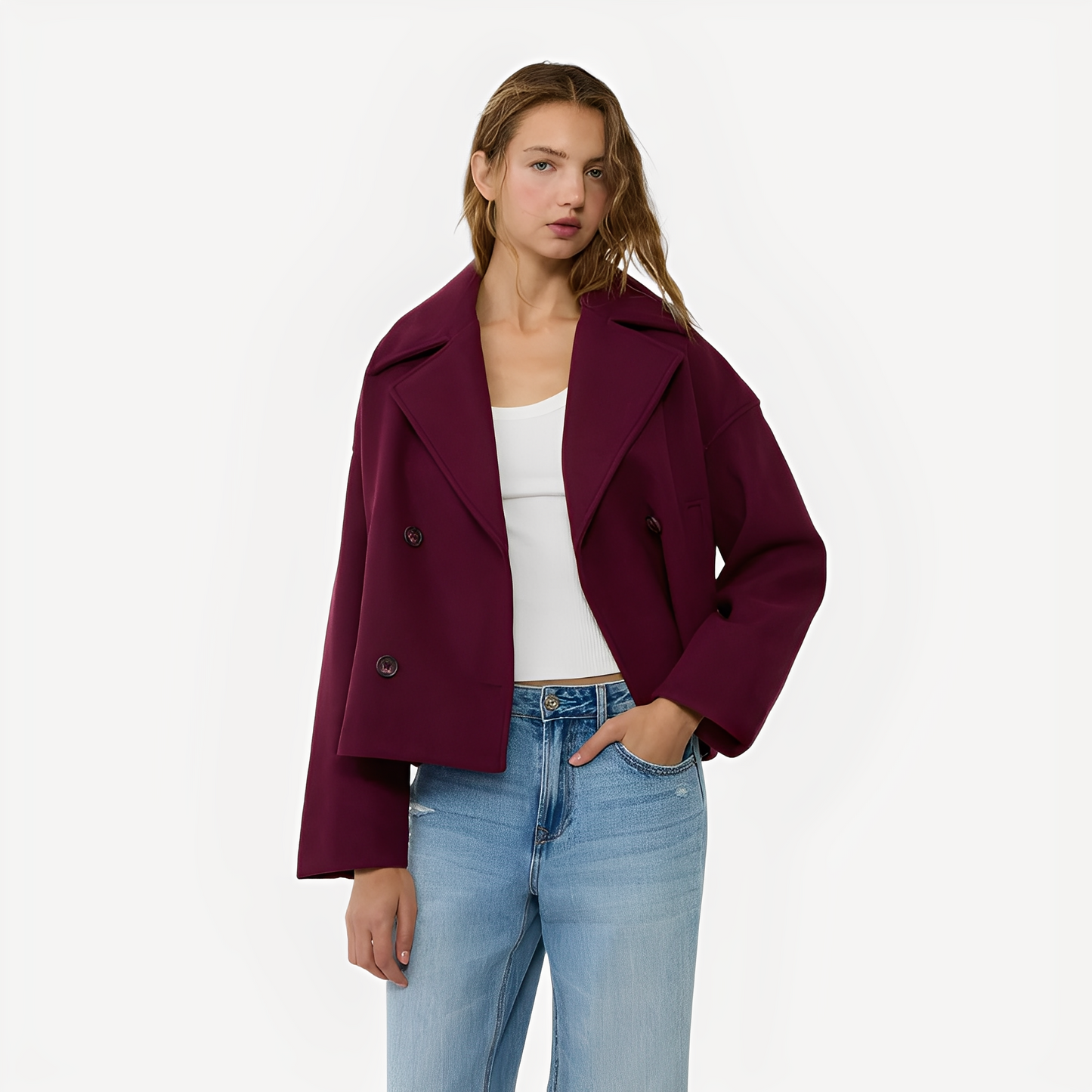 Delphia - Blouson moderne et court pour femmes