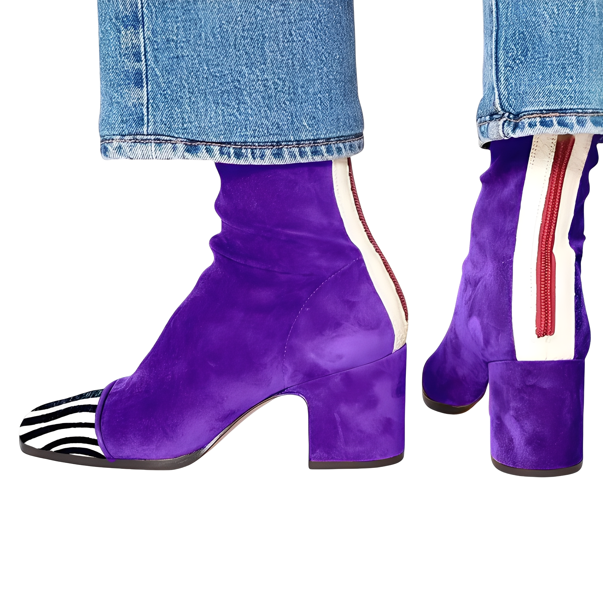 Juliana - Bottines élégantes avec talon carré pour femmes