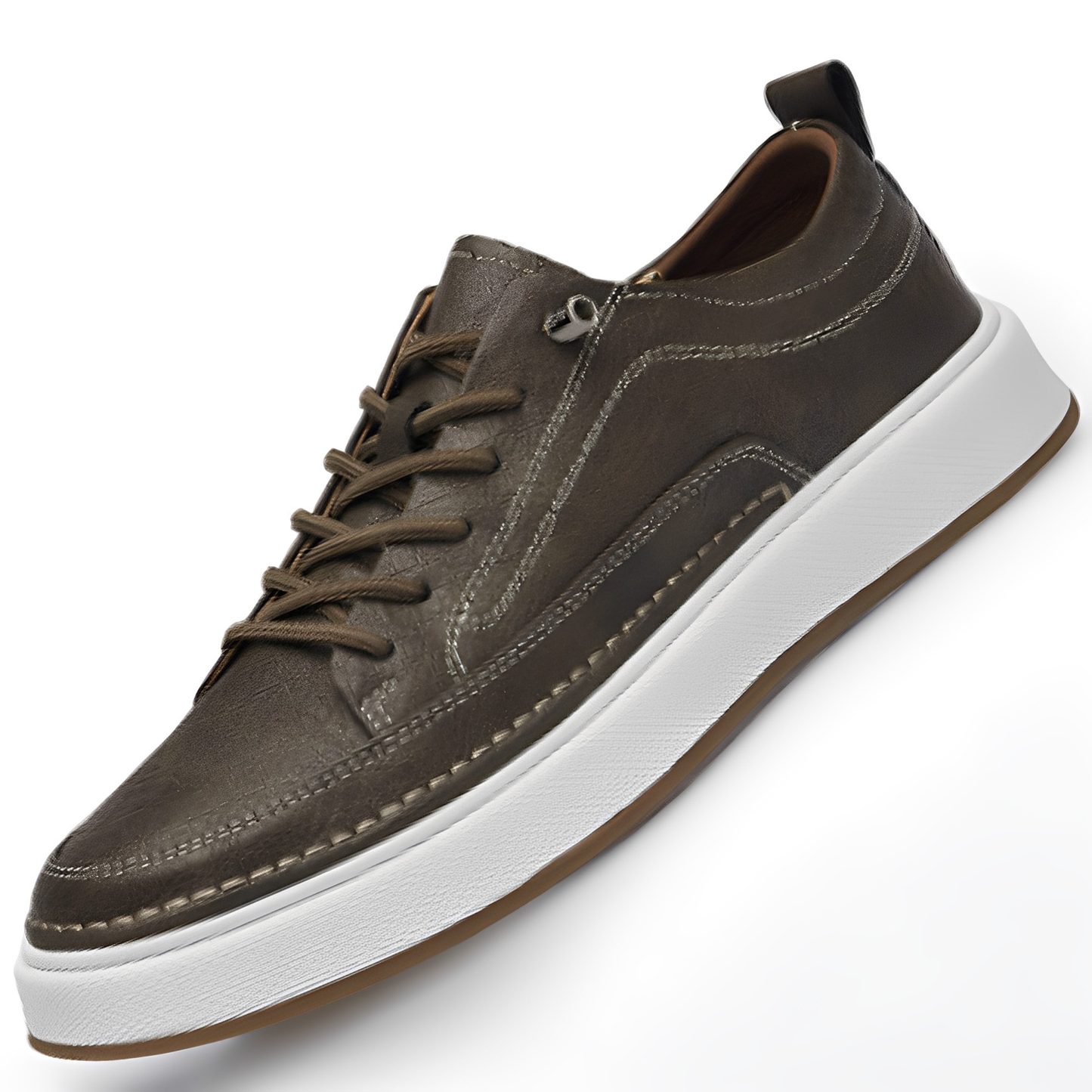 Damion - Baskets Classiques en Cuir pour Hommes