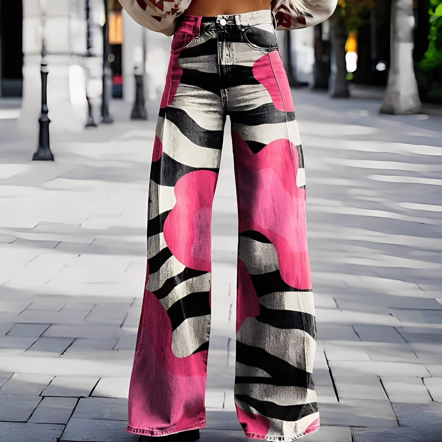 Briley - Pantalons élégants à jambes larges pour femmes