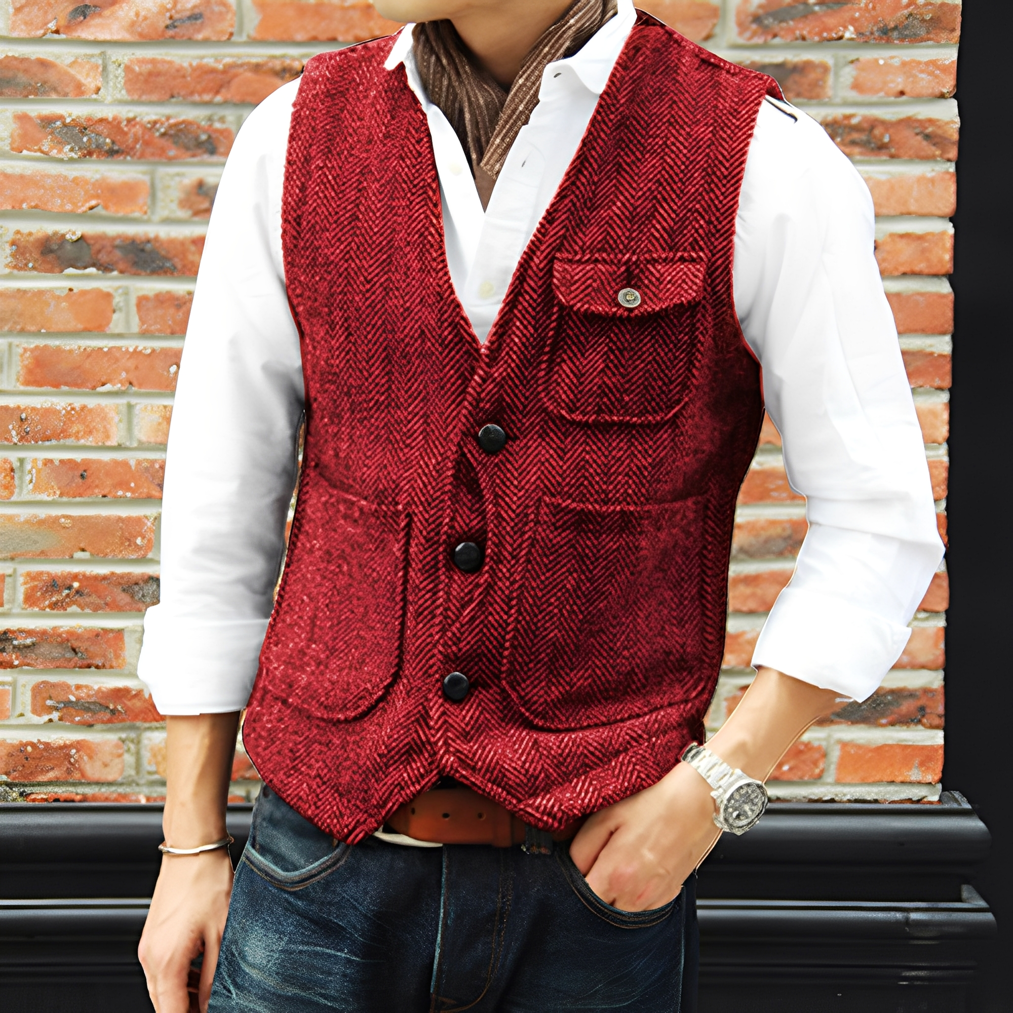 Matthew - Manteau en tweed élégant