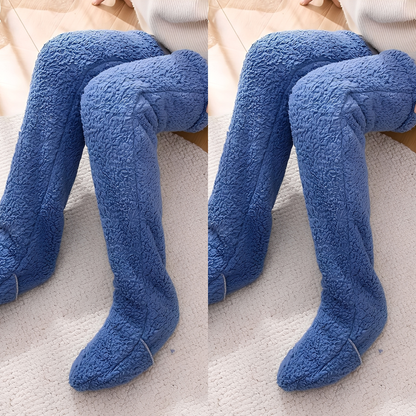 Camellia - Chaussettes longues et chaudes pour l'hiver pour femmes