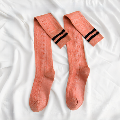 Zella - Chaussettes Élégantes Overknee pour Femmes