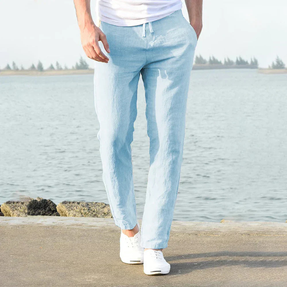 Immanuel - Pantalon d'été léger et élégant pour hommes