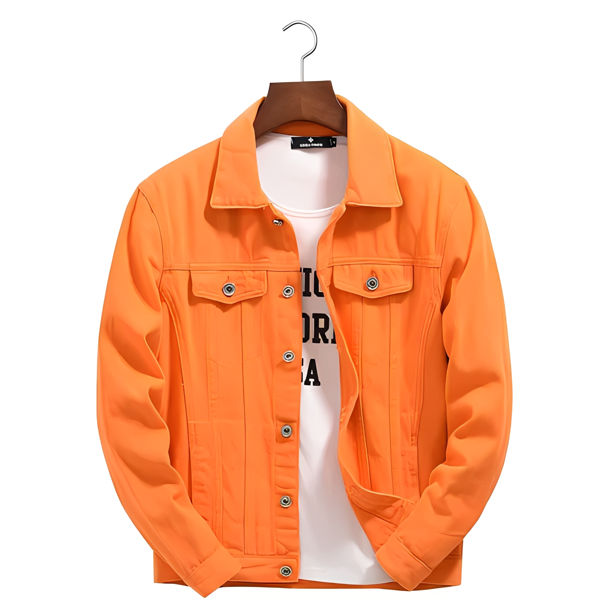 Czenn - Veste en jean large et élégante pour homme