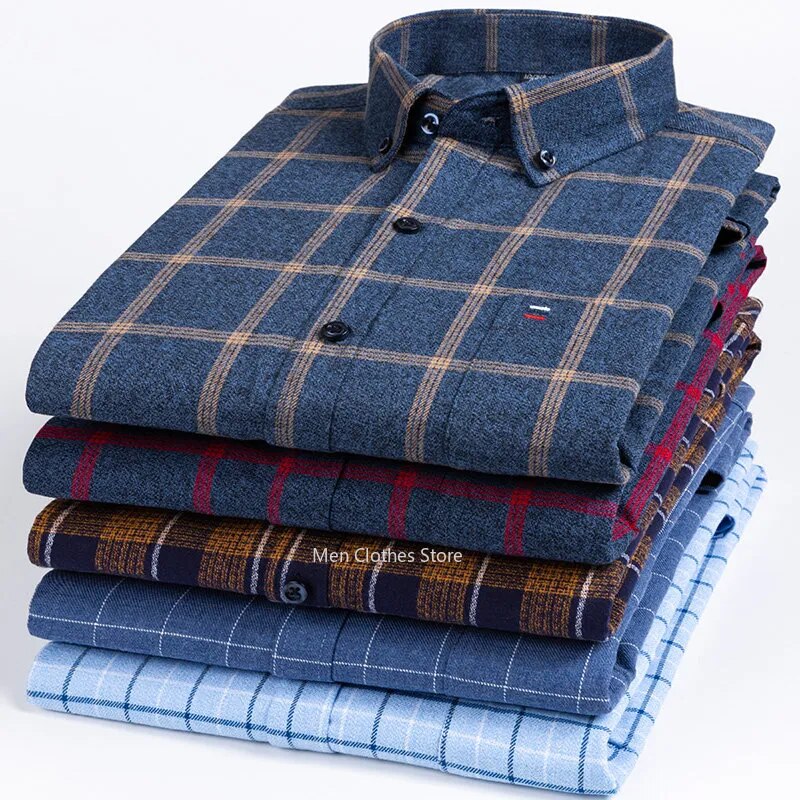 Louis – Chemise en coton à motifs