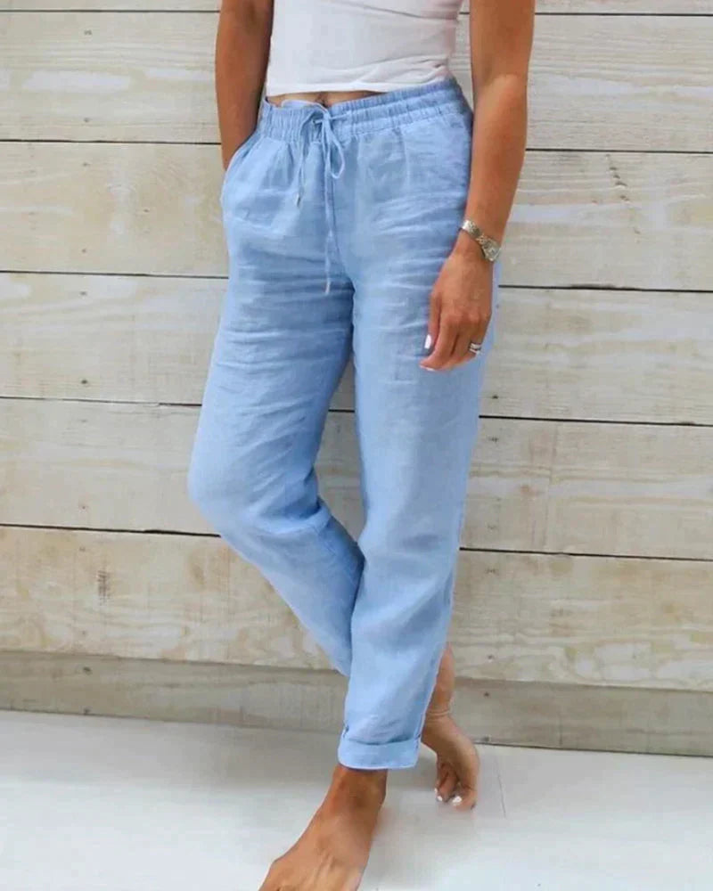Alea - Pantalon de lin pour femme